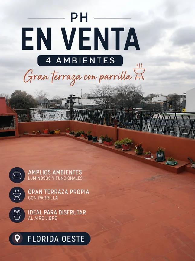 PH de 4 ambientes en venta en Florida Oeste, Avenida Bartolomé Mitre 1800