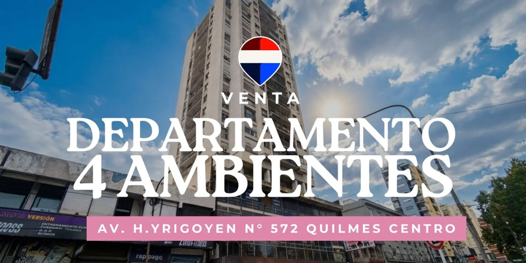 Departamento de 4 ambientes en venta en Quilmes, Avenida Hipólito Yrigoyen 500
