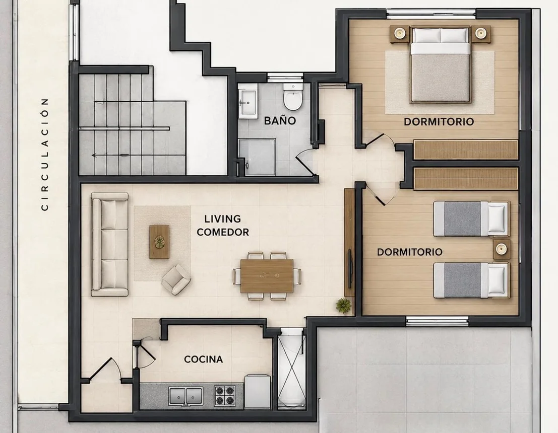 Departamento de 3 ambientes en venta en Villa Urquiza, Franklin Delano Roosevelt 5000, foto 2