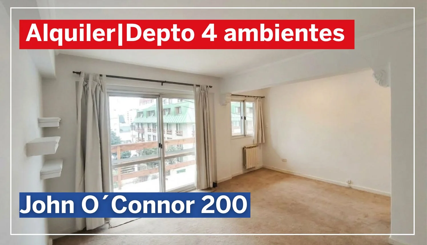 Departamento de 4 ambientes en alquiler en San Carlos de Bariloche, John O'connor 200