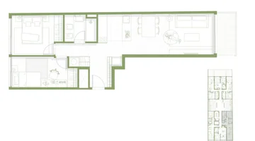 Venta apartamento dos dormitorios cordón en pozo