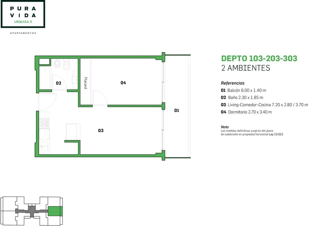 Departamento en venta en Villa Urquiza