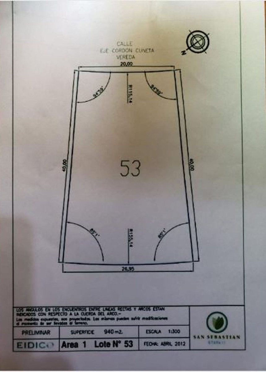 Foto 4 — VENTA LOTE AREA 1 SAN SEBASTIAN PILAR  (942 M2)