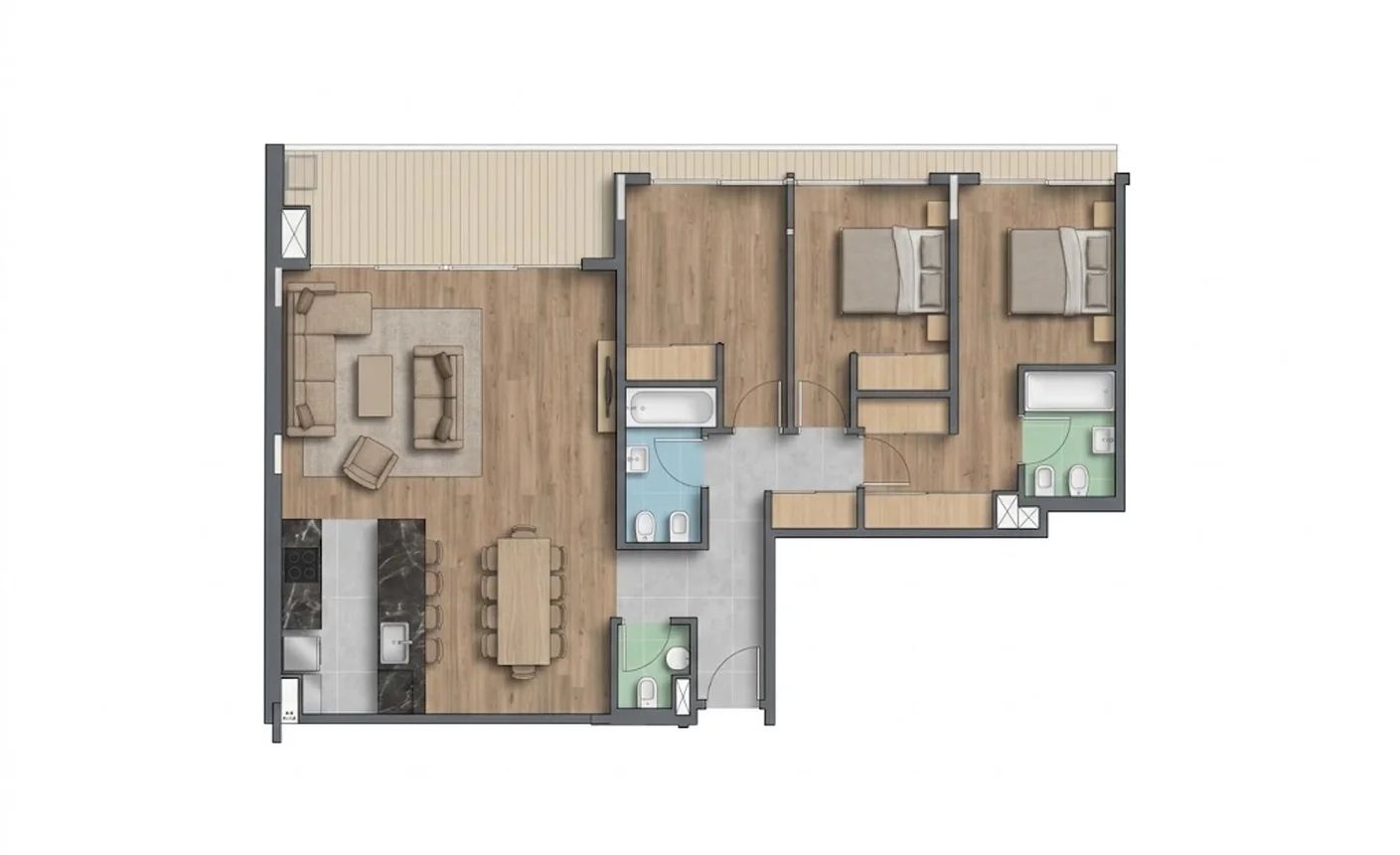 Departamento de 4 ambientes en venta en Colegiales, Avenida Álvarez Thomas 400, foto 3