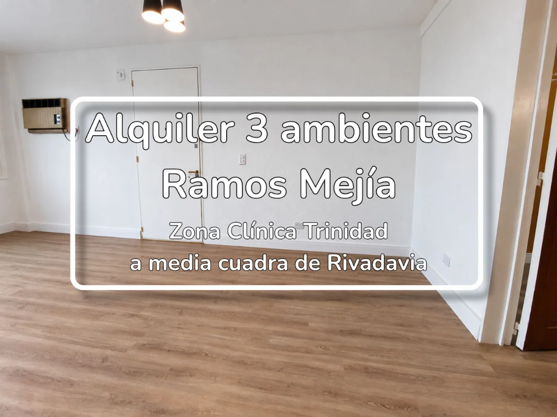 Departamento de 3 ambientes en alquiler en Ramos Mejía, Colón 0
