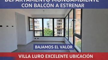 DEPARTAMENTO 1 AMBIENTE VENTA VILLA LURO BALCON