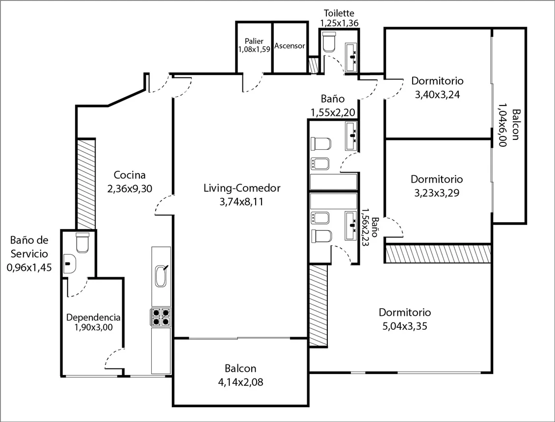 Piso de 4 ambientes en venta en Belgrano, Arcos 2600, foto 3