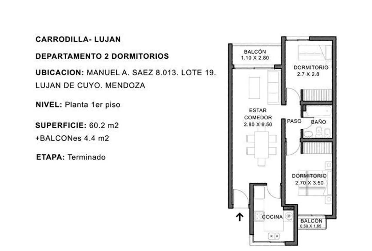 Departamento en venta en Luján de Cuyo, foto 2