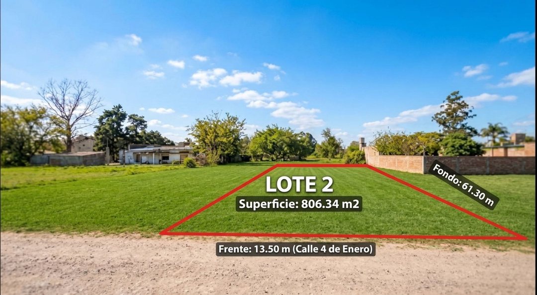 Lote en venta en Santo Tome a mtrs de ruta 19
