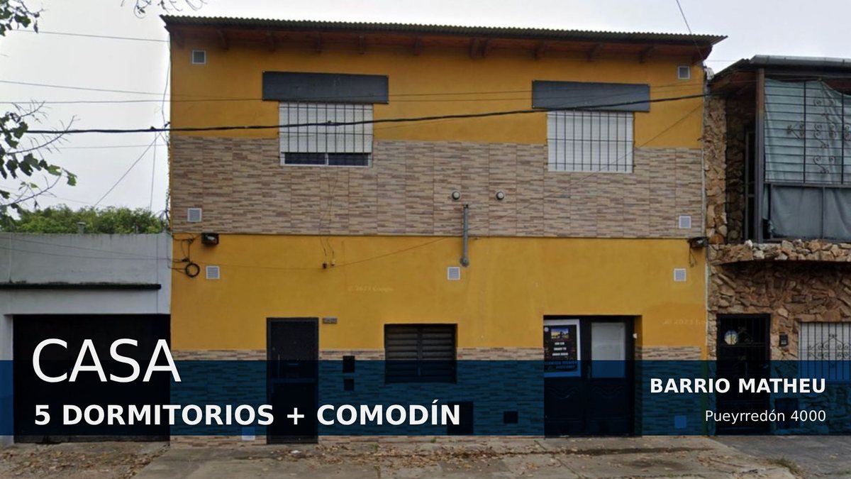 CASA EN VENTA DOS PLANTAS BARRIO MATHEU - foto 1