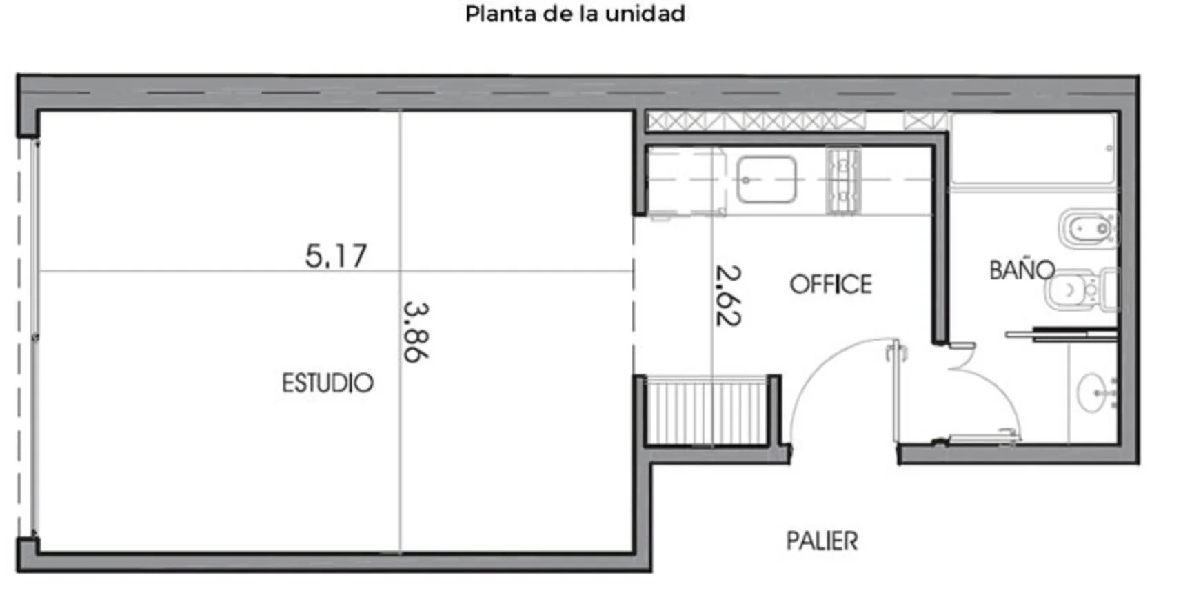 Monoambiente en venta en Almagro, foto 2