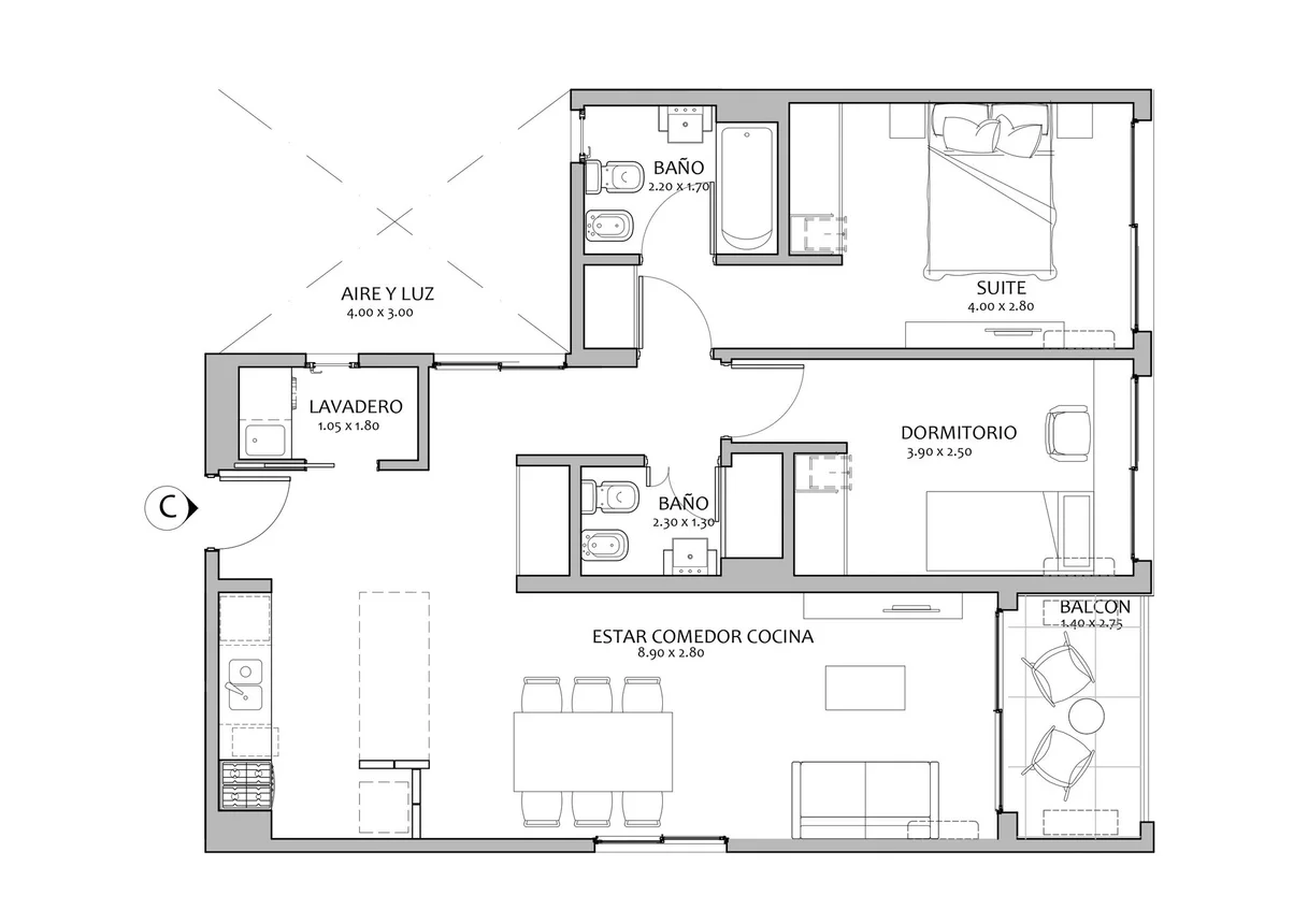 Departamento en venta en Almagro, foto 2