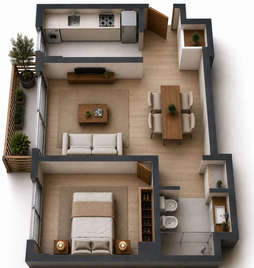 Departamento en venta en Villa del Parque, foto 2