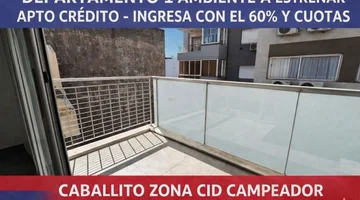 DEPARTAMENTO 1 AMBIENTE VENTA CABALLITO BALCON