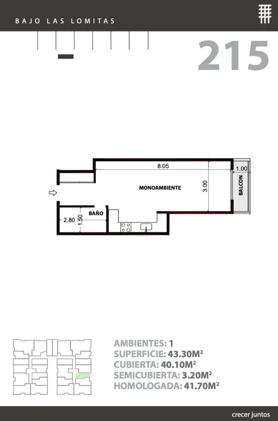 Monoambiente en venta en Temperley, Avenida Almirante Brown 2600, foto 2