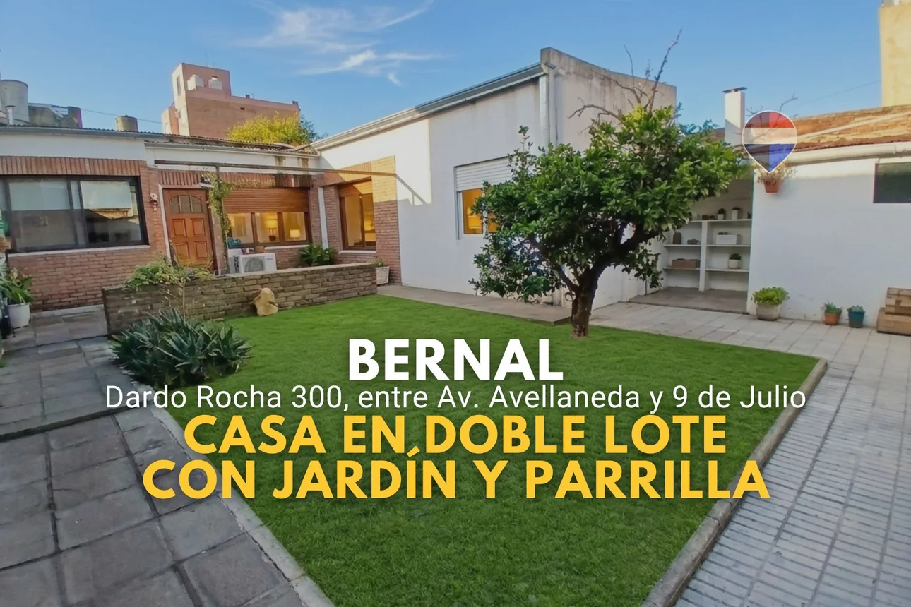 Casa en venta en Bernal Oeste, Avenida Dardo Rocha 300