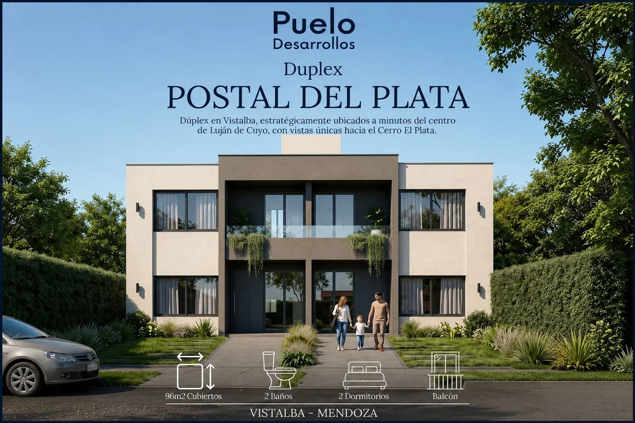 Casa dúplex en venta en Luján de Cuyo