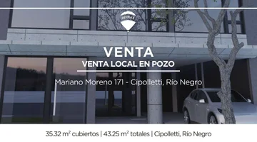 VENTA LOCAL EN POZO, CIPOLLETTI