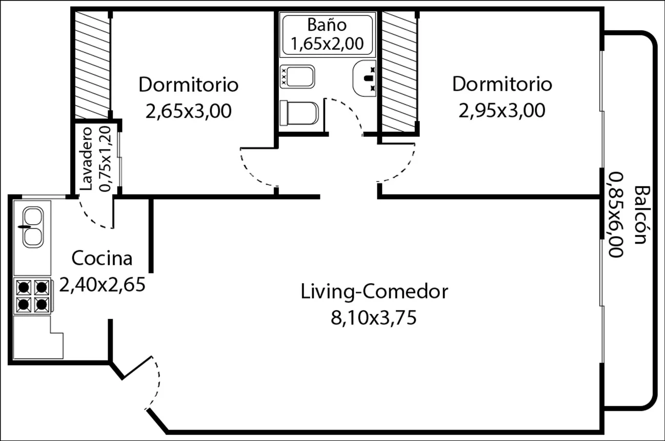 Departamento de 3 ambientes en venta en San Miguel, Paunero 1300, foto 2