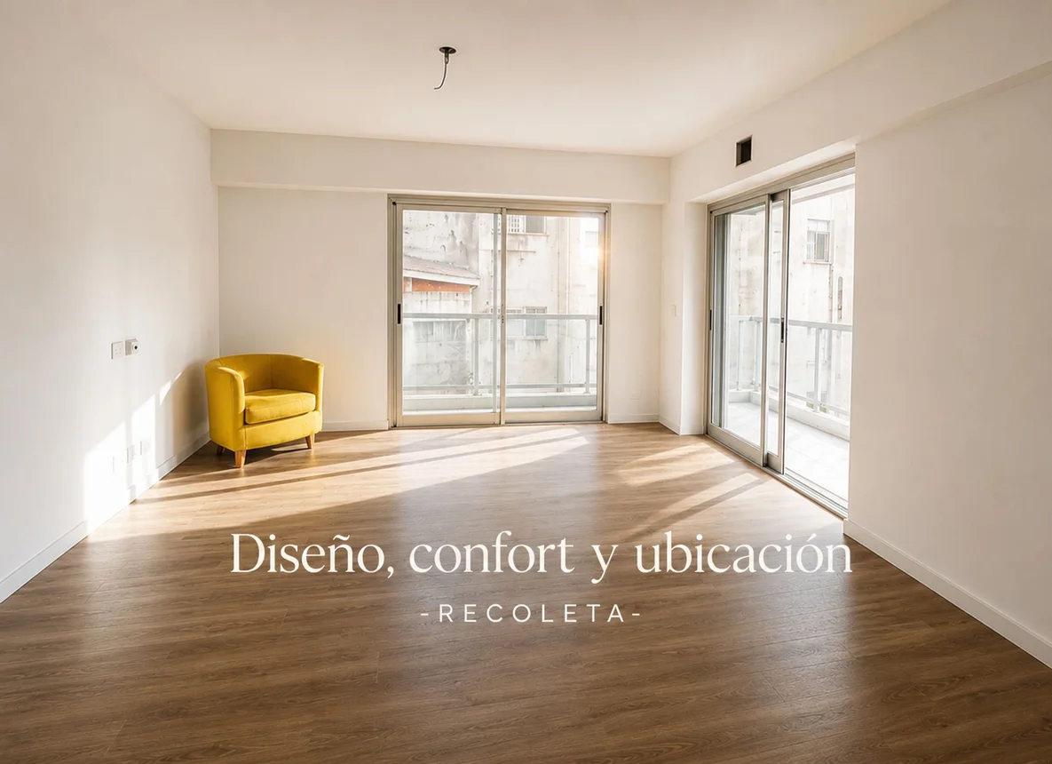 Departamento 2 ambientes venta recoleta balcon, foto 1
