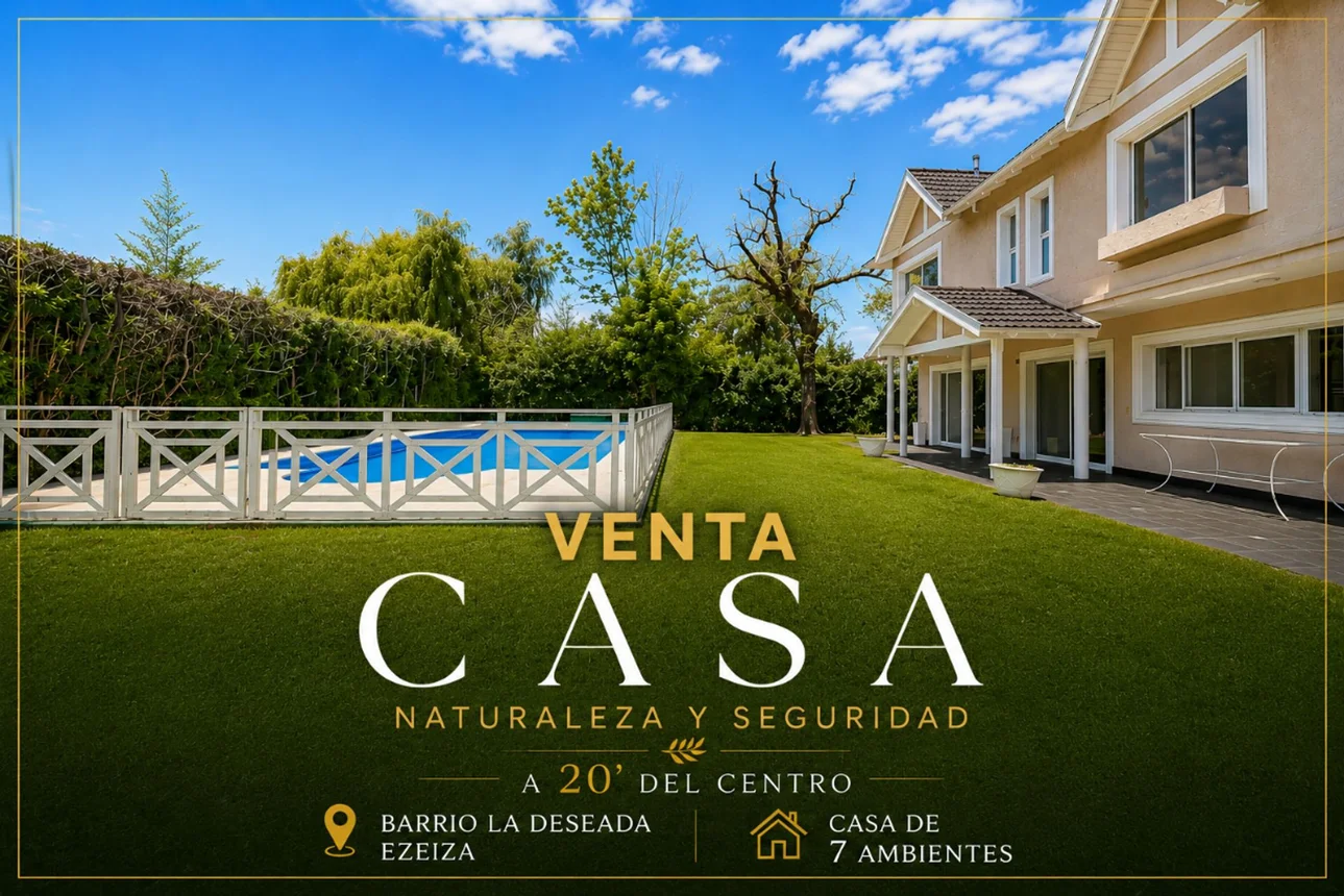 Casa de 7 ambientes en venta en Ezeiza, Autopista Ricchieri Km 200