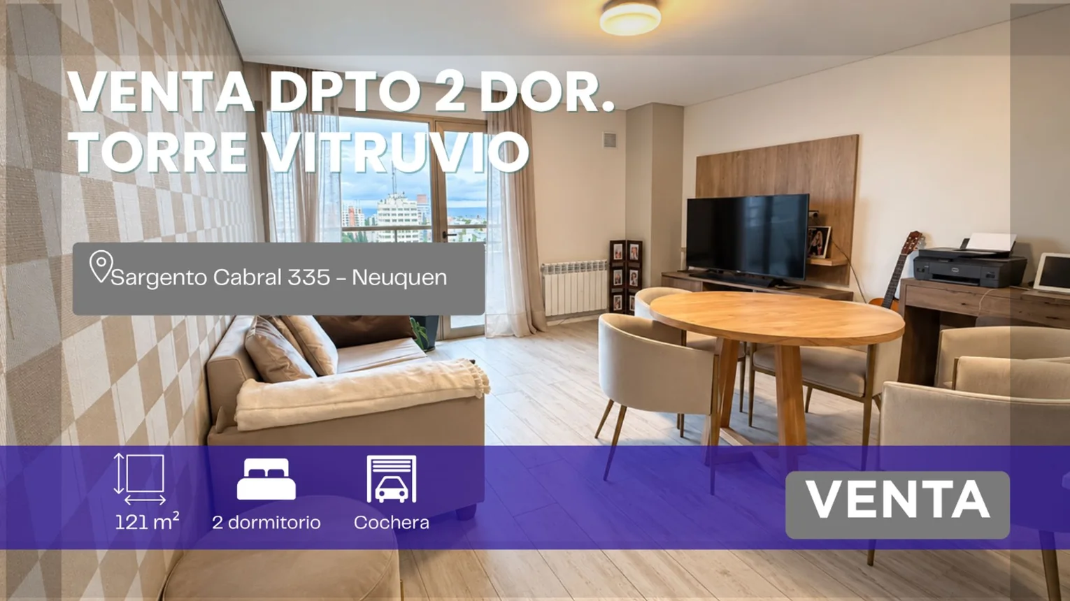 Departamento de 4 ambientes en venta en Neuquén, Sargento Cabral 300