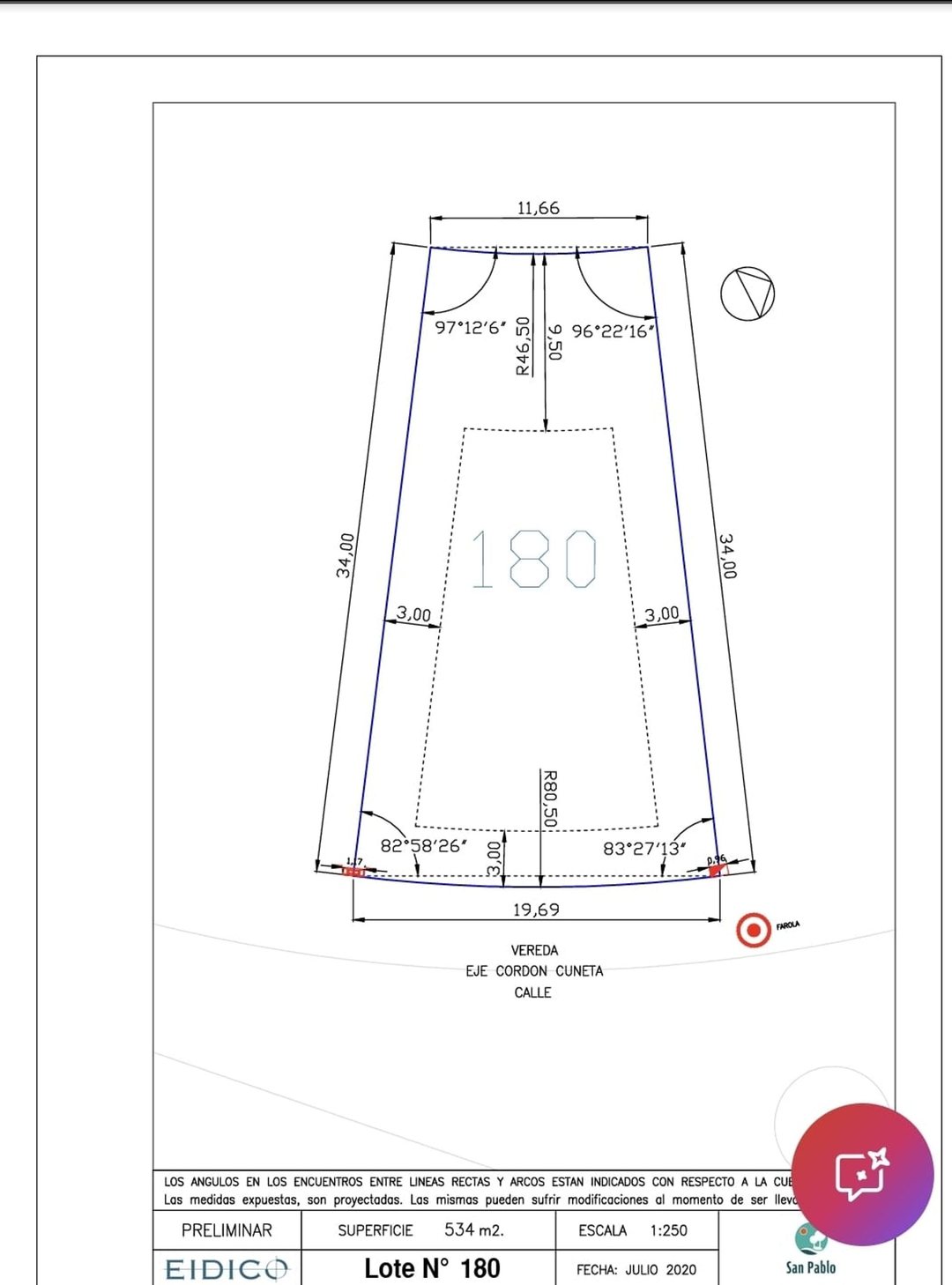 VENTA DE LOTE INTERNO EN SAN PABLO CHICO PILAR