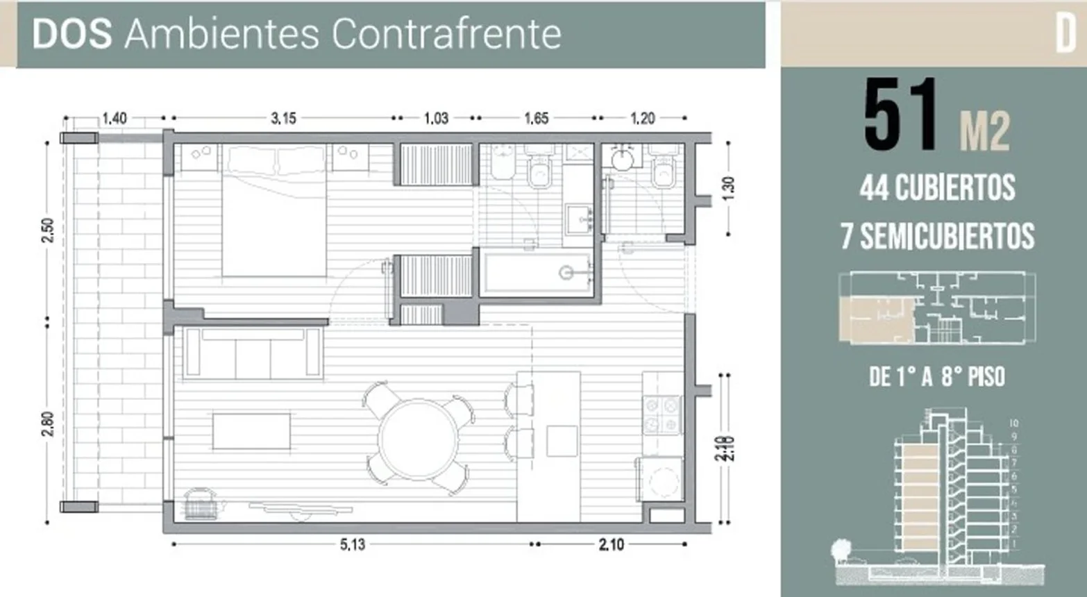 Departamento de 2 ambientes en venta en Villa Santa Rita, Emilio Lamarca 800, foto 4
