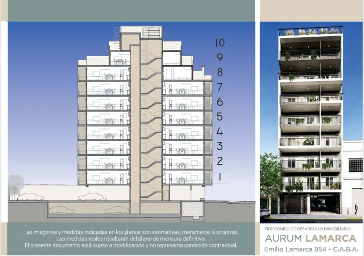 Departamento de 2 ambientes en venta en Villa Santa Rita, Emilio Lamarca 800