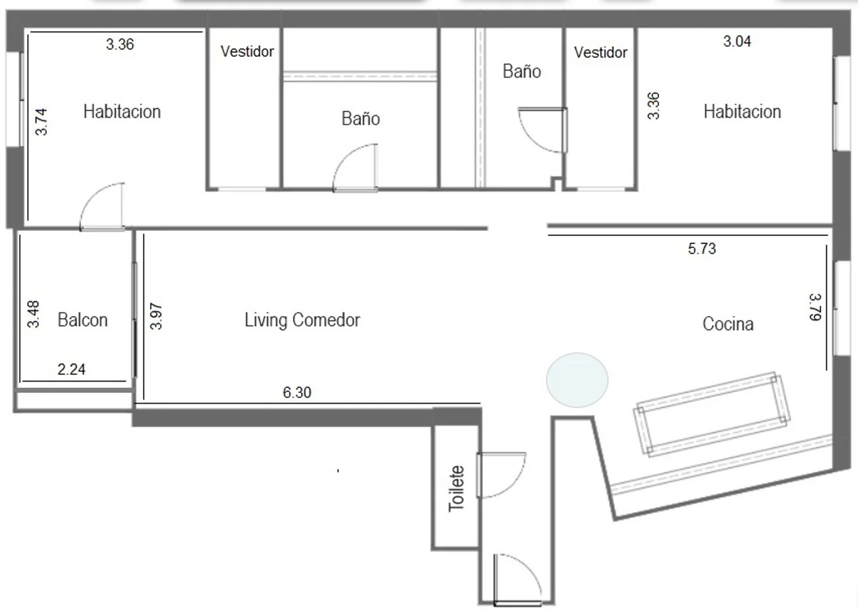 Departamento de 3 ambientes en venta en Puerto Madero, Juana Manso 100, foto 2