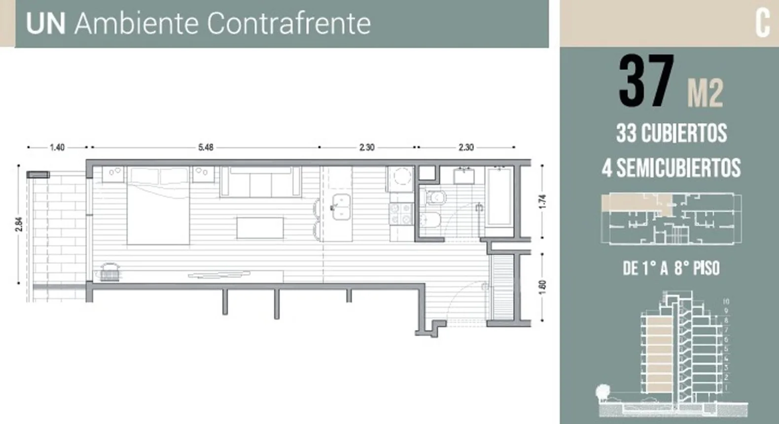 Monoambiente en venta en Villa Santa Rita, Emilio Lamarca 800, foto 4
