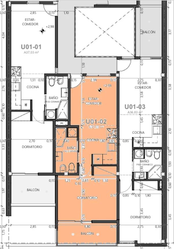 Departamento de 2 ambientes en venta en Santa Fe, Salvador del Carril 1600, foto 2