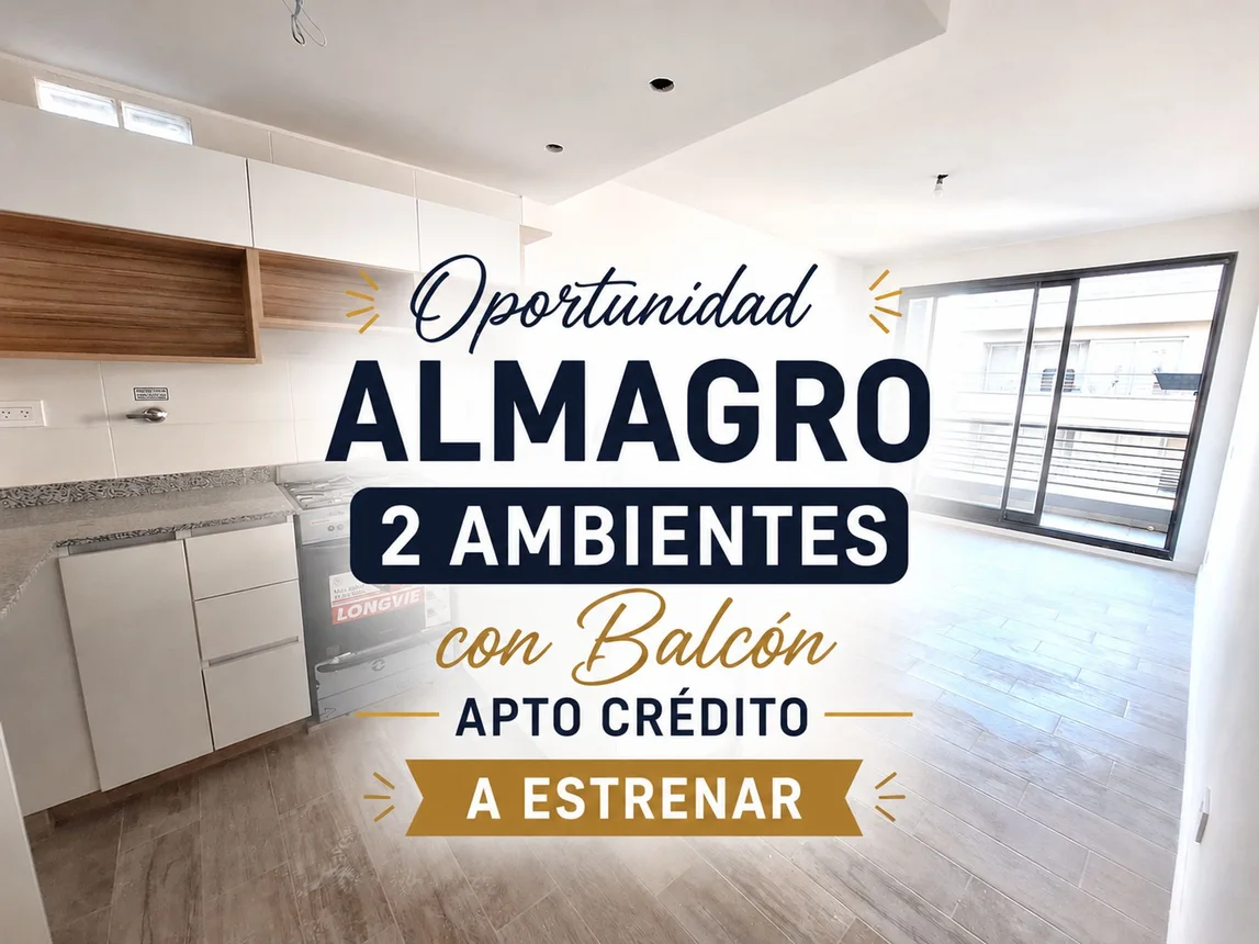 Departamento en venta en Almagro