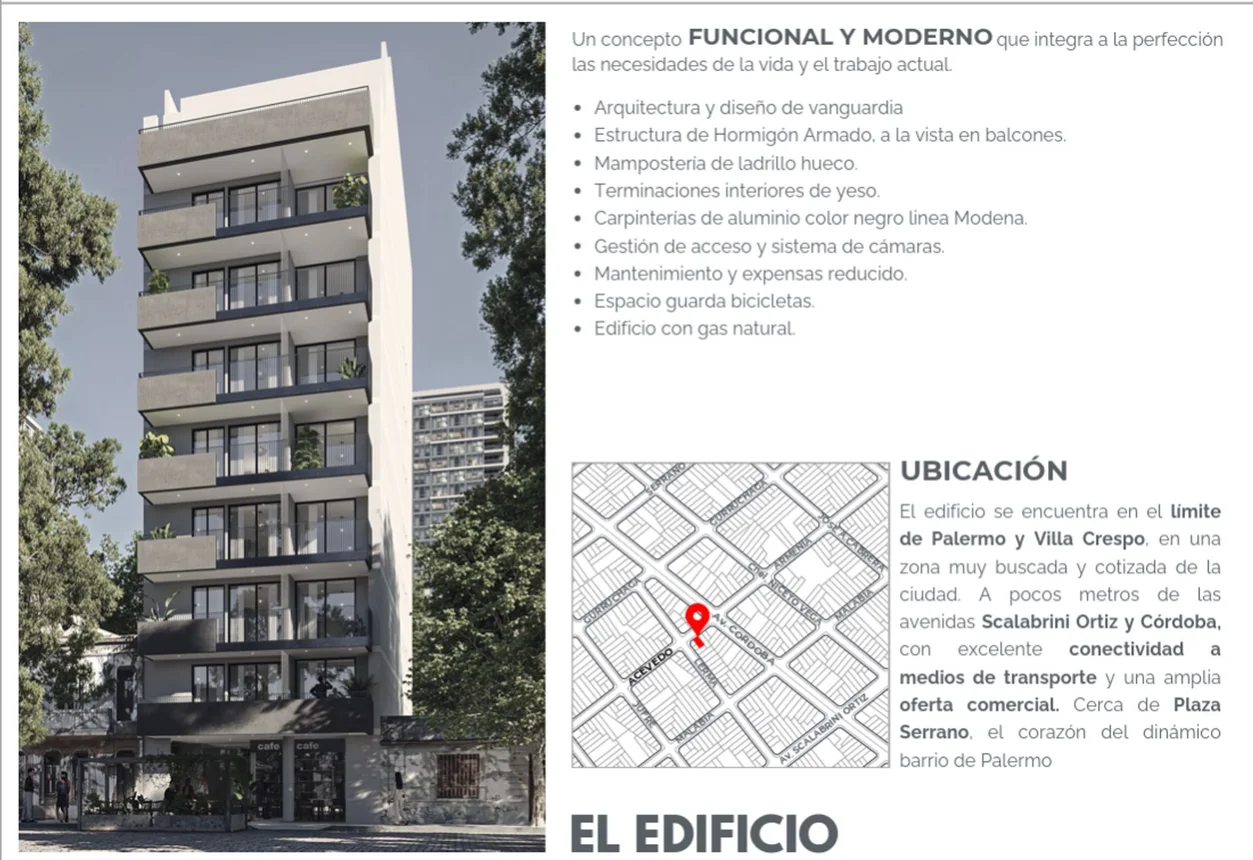 Departamento en venta en Villa Crespo, foto 2