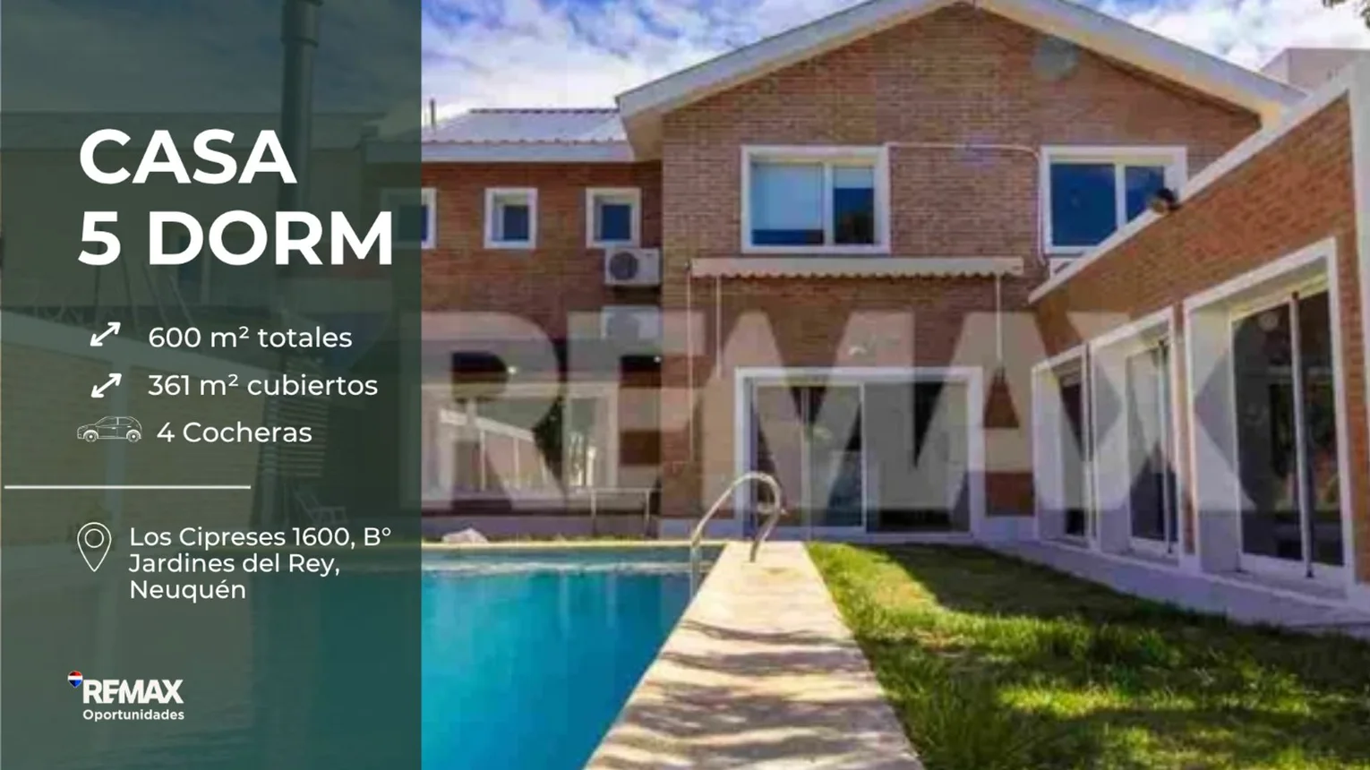 Casa de 8 ambientes en alquiler en Neuquén, Jardines del Rey, los Cipreses 1600