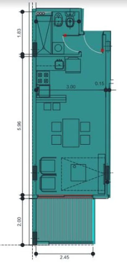 Monoambiente en venta en La Plata, 43 E/ 13 y 14 0, foto 4