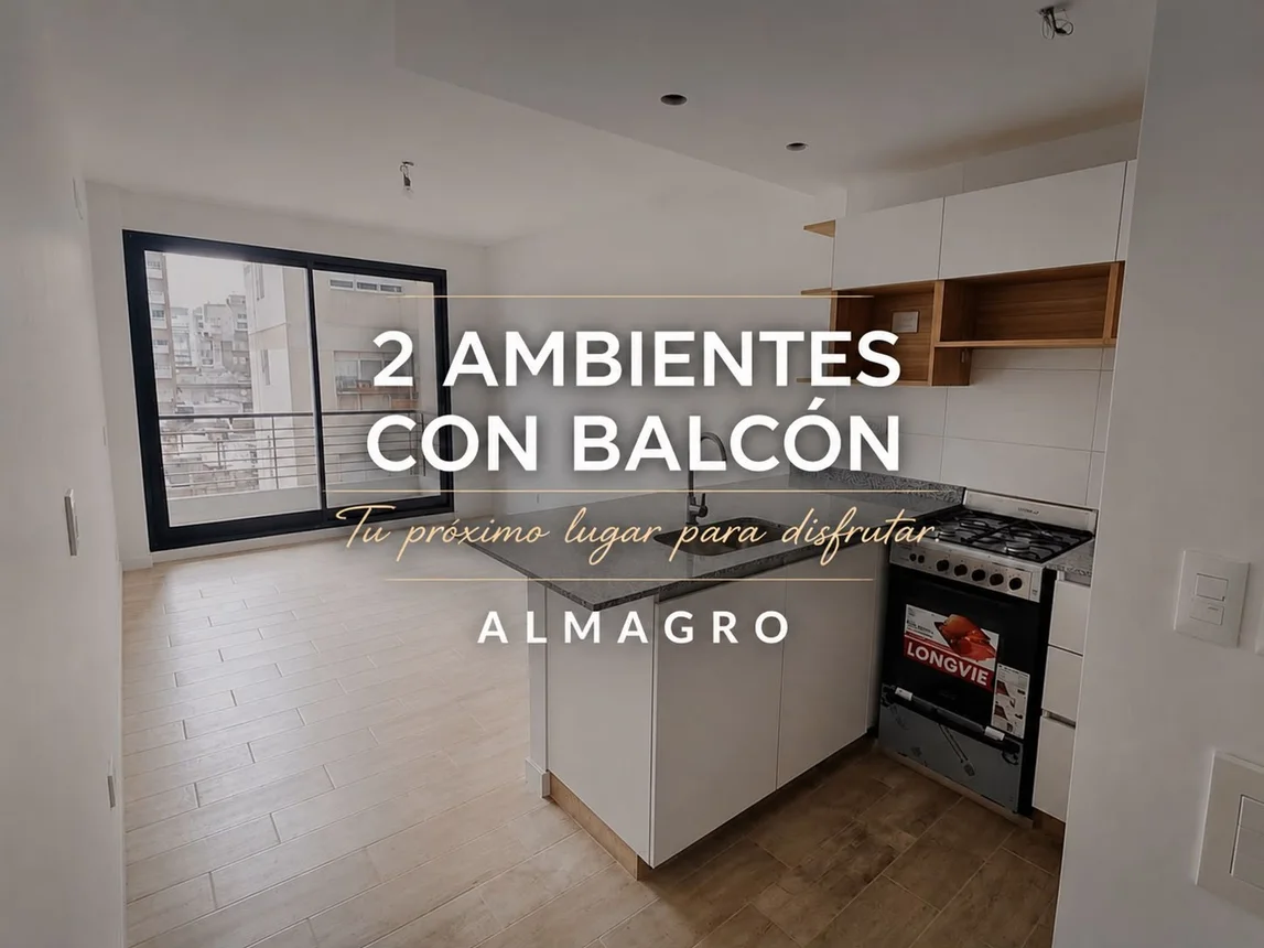 Departamento 2 ambientes venta almagro balcon, foto 1