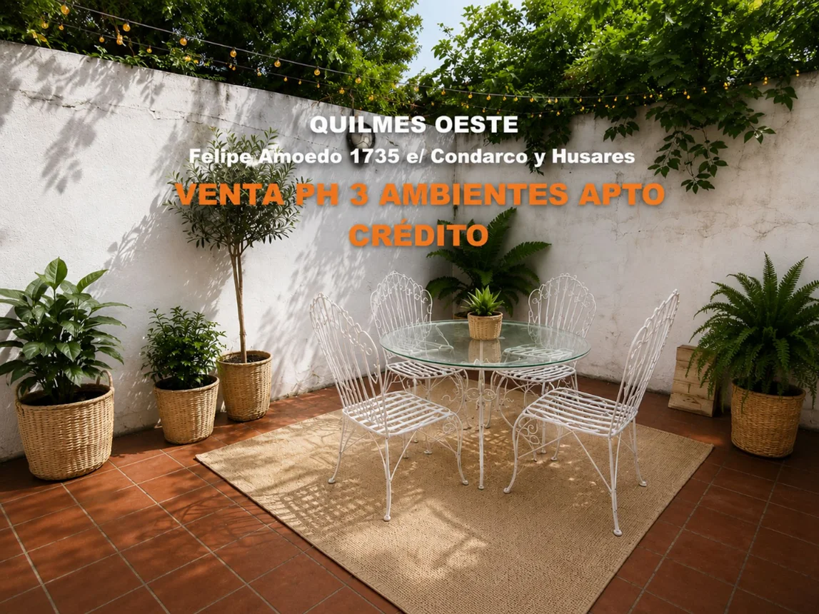 PH de 3 ambientes en venta en Quilmes, Felipe Amoedo 1700