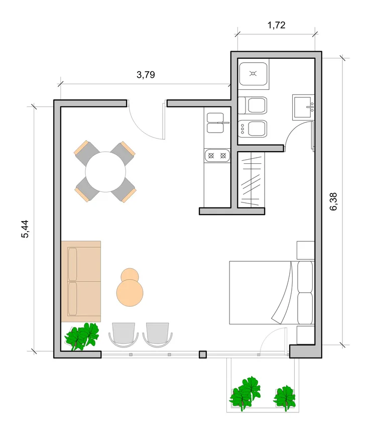 Departamento en alquiler en Chacarita, Forest 600, foto 5